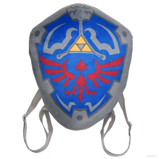 กระเป๋าเป้สะพายหลัง ผ้ากํามะหยี่ขนนิ่ม อเนกประสงค์ ลาย The Legend of Zelda Shield แฟชั่นสําหรับผู้หญิง