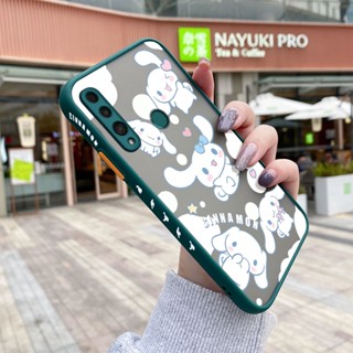 สําหรับ Huawei Y9 Prime 2019 เคสการ์ตูนสุนัข Laurel ขอบสี่เหลี่ยม ดีไซน์ใหม่ กันกระแทก ฝ้า ใส เคสโทรศัพท์แข็ง