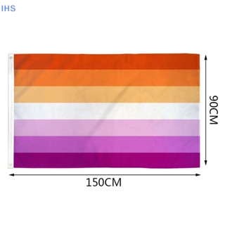 [IHS] ธงประจําชาติเลสเบี้ยน เกย์ 90 X 150 ซม. ธงพระอาทิตย์ตก พระอาทิตย์ตก พระอาทิตย์ตก ภูมิใจ