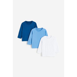 H&amp;M  Boy 3-pack long-sleeved jersey tops 1145417_1