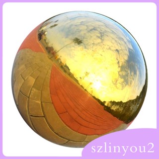 [szlinyou2] ลูกบอลกระจก สเตนเลส 304 สําหรับตกแต่งสวนกลางแจ้ง