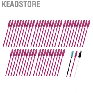 Keaostore Eyebrow Brushes  Grafting Eyelash Brush Soft Bristles Lightweight 50PCS for Applying Eye Mascaras