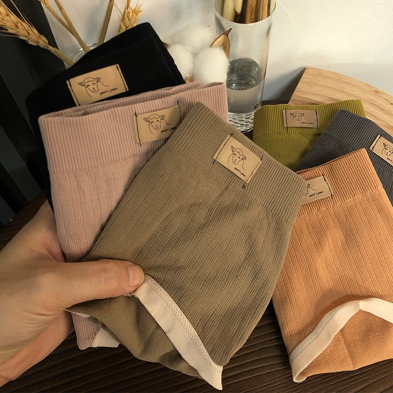 【สินค้าใหม่】กางเกงชั้นใน ผ้าฝ้าย ไร้รอยต่อ ไร้รอยต่อ ป้องกันแบคทีเรีย คุณภาพสูง สีตัดกัน ใส่สบาย สําหรับผู้หญิง