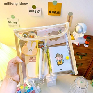 [milliongridnew] กระเป๋าเครื่องสําอาง กระเป๋าออแกไนเซอร์ แบบพกพา 1 3 ชิ้น