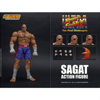 ของเล่นฟิกเกอร์ Sagat Sdcc Street Fighter Series 6 นิ้ว 1/12 พร้อมส่ง