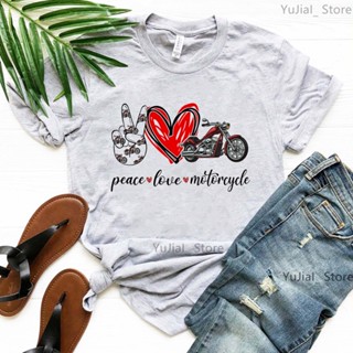 เสื้อยืดแขนสั้น พิมพ์ลาย IM A Simple Woman I Love Motorcycle สีชมพู สีเทา แฟชั่นฤดูร้อน สําหรับผู้หญิง