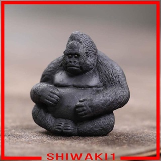 [Shiwaki1] ฟิกเกอร์รูปปั้นสัตว์ ขนาดเล็ก สําหรับตกแต่งบ้าน ห้องนอน