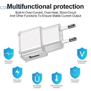 อะแดปเตอร์ชาร์จโทรศัพท์มือถือ USB 1A 2A ปลั๊ก EU ชาร์จเร็ว [countless.th]