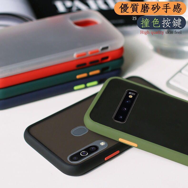 เคส Samsung J6 Plus / J7 Pro / Note 9 / Note10 / Note 10Pro เคสซัมซุง ขอบสีผิวด้าน เคสกันกระแทก TPU 