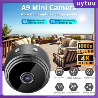 Uytuu A9 กล้องไร้สายขนาดเล็ก Wi-Fi HD 1080p อินฟราเรดการเฝ้าระวังความปลอดภัย Family Night Vision การเฝ้าระวังไร้สาย Wifi Security Surveillance Camera