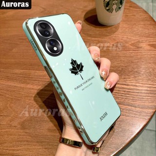 เคสโทรศัพท์มือถือแบบนิ่ม ลายใบเมเปิ้ล สําหรับ Honor 90 Pro Lite 90 Lite HP