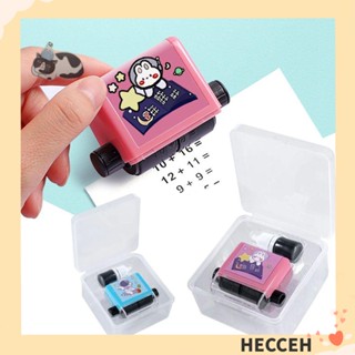 Hecceh แสตมป์ลูกกลิ้ง PVC สําหรับฝึกคณิตศาสตร์ สํานักงาน