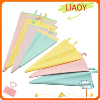 Liaoy ถุงบีบครีม ใช้ซ้ําได้ สําหรับตกแต่งเค้ก คัพเค้ก น้ําตาล DIY