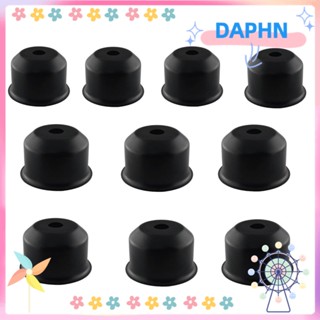 Daphs ซ็อกเก็ตโคมไฟระย้า E26 E27 เหล็กชุบไฟฟ้า สีดํา สําหรับติดเพดาน 10 ชิ้น