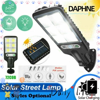 Daphne โคมไฟติดผนัง LED พลังงานแสงอาทิตย์ กันน้ํา 600W มีเซ็นเซอร์ตรวจจับการเคลื่อนไหว สําหรับกลางแจ้ง