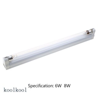 Kool โคมไฟ UVA โอโซนฆ่าเชื้อโรค แสงอัลตราไวโอเลต LED 6W 8W สําหรับบ้าน