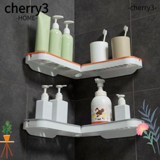 Cherry3 ชั้นวางของในห้องน้ําและห้องครัว 180° ชั้นวางของ แบบถ้วยดูด หมุนได้ สําหรับห้องน้ํา