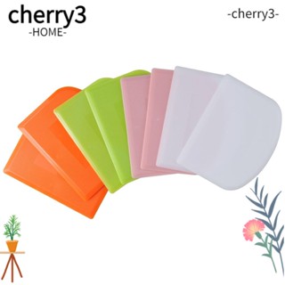 Cherry3 เครื่องขูดแป้งโดว์ พลาสติก อเนกประสงค์ ขนาดใหญ่ 4.65 นิ้ว x 3.7 นิ้ว 8 ชิ้น