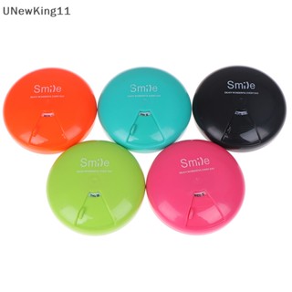 Unewking กล่องเก็บยา แท็บเล็ต ทรงกลม 7 วัน