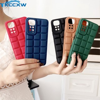 เคสป้องกันโทรศัพท์มือถือ TPU แบบนิ่ม ลายบล็อก 3D สําหรับ Xiaomi Poco F5 X5 Pro M3 Pro C55 C50 C40 C31 M5S