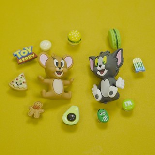 Croc Jibz Tom and Jerry Avocado ชุดปุ่มกด DIY สําหรับรองเท้า