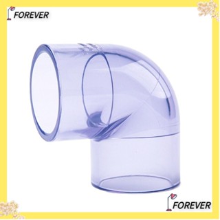 Forever ข้อต่อวาล์ว PVC ใส มุมขวา 90 องศา 1 1/2 นิ้ว