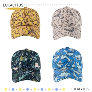 EUTUS หมวกเบสบอล ป้องกันรังสียูวี แบบแห้งเร็ว ลายการ์ตูน สามารถปรับได้ แฟชั่นฤดูร้อน สําหรับเด็ก