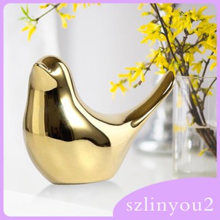 [szlinyou2] รูปปั้นสัตว์ ขนาดเล็ก สีทอง สไตล์โมเดิร์น สําหรับตกแต่งบ้าน ห้องนอน ตู้เสื้อผ้า