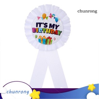 Chunrong เข็มกลัด ลาย It My Birthday น่ารัก สร้างสรรค์ สําหรับวันเกิด