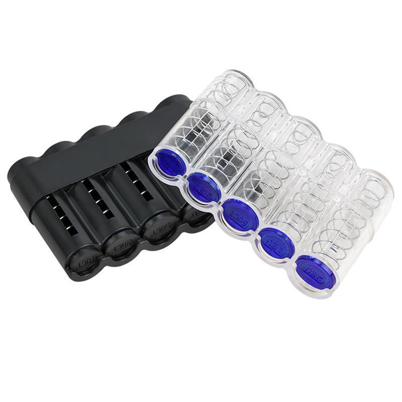 กล่องใส่เหรียญ กล่องแยกเหรียญ พร้อมที่หนีบ รุ่นสปริง - รูปที่ 5