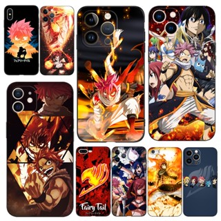 เคสโทรศัพท์มือถือ ซิลิโคนนิ่ม tpu ลายอะนิเมะ Fairy Tail สีดํา สําหรับ iphone 14 plus 14 Pro Max