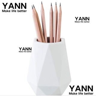 Yann1 ที่วางปากกา ซิลิโคน สีขาว สร้างสรรค์ สําหรับตกแต่งโต๊ะทํางาน