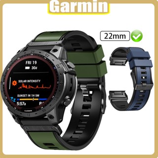 Lereach สายนาฬิกาข้อมือพลังงานแสงอาทิตย์ 22 มม. สําหรับ Garmin Approach S60 S62 S6 S5 S20 Descent G1 G1