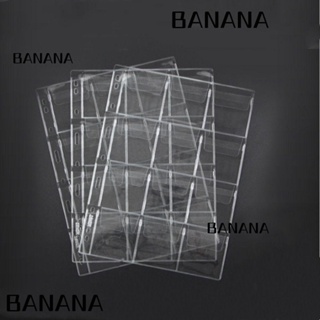 Banana1 ที่ป้องกันเหรียญ วัสดุพีวีซี ที่ใส่เหรียญ กระเป๋าจัดเก็บเหรียญ แสตมป์หน้าเหรียญ