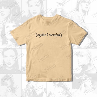 เสื้อยืดแขนสั้นลําลอง ผ้าฝ้าย พิมพ์ลายตัวอักษร Taylor Swift พลัสไซซ์ แฟชั่นคู่รัก สไตล์เกาหลี สําหรับผู้ชาย และผู้หญิง