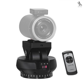 {self} Andoer YT1200 หัวกระทะพาโนรามา 2 แกน AI ติดตามใบหน้า 360° ขาตั้งกล้องพาโนรามา หัวสามขา หมุนได้ ไร้สาย ควบคุมระยะไกล ปรับได้ 9 ระดับ