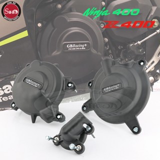 Gbracing ฝาครอบด้านข้างเครื่องยนต์ กันกระแทก สําหรับ Kawasaki Kawasaki Z400 NINJA400