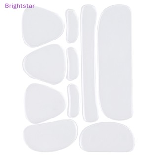 Brightstar 10 In 1 เทปสติกเกอร์ซิลิโคน ใช้ซ้ําได้ สําหรับยกกระชับใบหน้า คอ และดวงตา