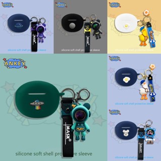 Case For Oppo Enco Air 3 Pro / Air 2 Pro / Free 2 2i / R Play Earphone Silicone Cover Cute Astronaut Earbuds Soft Protective Headphone Headset Skin