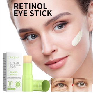 Moika Retinol อายครีม สติ๊ก 6 กรัม AHA 30% BHA 2% กําจัดถุงใต้ตา รอยคล้ําใต้ตา ครีมบํารุงรอบดวงตา ลดริ้วรอย