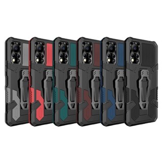 เคส Infinix Note 11s / Note 11 NFC ไฮบริด ทนทาน กันกระแทก เกราะ ขาตั้ง เคส พร้อมคลิปหนีบเข็มขัด
