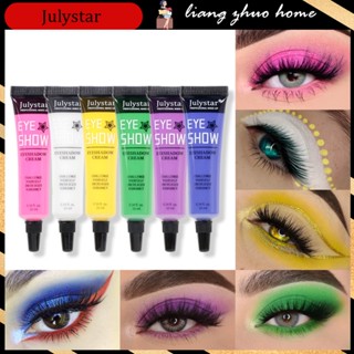 Julystar อายแชโดว์ เนื้อแมตต์ ติดทนนาน กันน้ํา เม็ดสีสูง ทาง่าย เครื่องสําอาง อายแชโดว์ เบสครีม อายแชโดว์ครีม