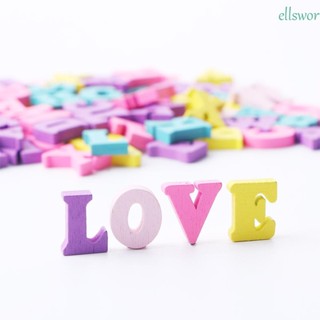 Ellsworth ตัวอักษรไม้ผสม สําหรับตกแต่งบ้าน