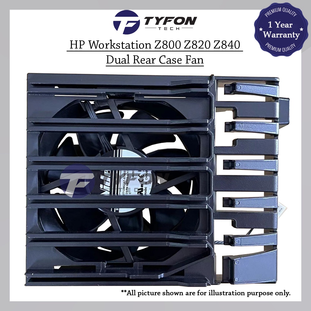 HP Workstation Z800 Z820 Z840 Z440 ชุดพัดลมเคสหน้า 647113-001 (ตกแต่งใหม่)