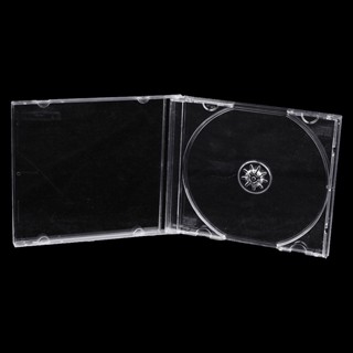 Delicatesun กล่องแผ่น CD พลาสติกใส แบบหนา สําหรับแผ่น CD DVD