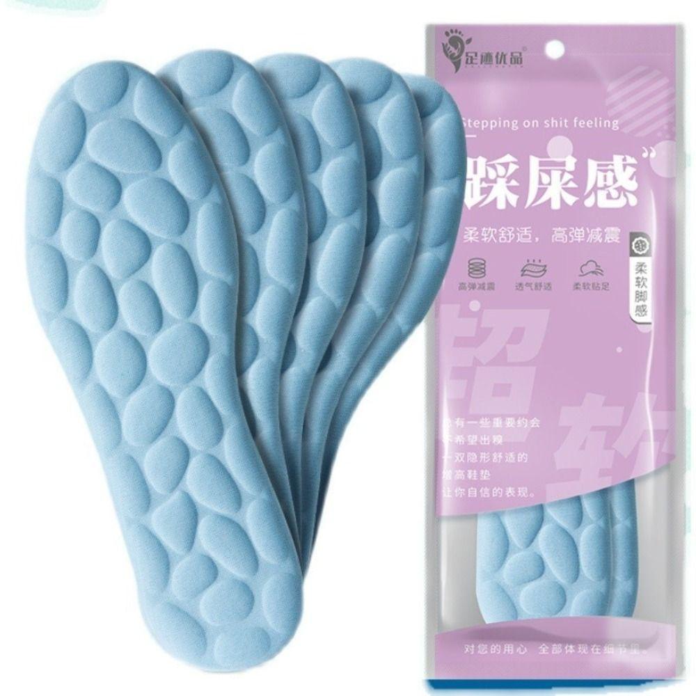 Uumir Orthopaedic Insoles, 4D Cuttable นวด Insoles, รองเท้าอุปกรณ์เสริมหน่วยความจําโฟม Anti-pain Shock Absorption Mindinsoles รองเท้าผู้หญิงผู้ชายกีฬา