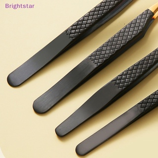 Brightstar 1 ชิ้น แหนบขนตา ป้องกันไฟฟ้าสถิตย์ มืออาชีพ แหนบต่อขนตา ใหม่