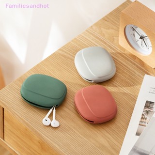 Familiesandhot&gt; กล่องเก็บหูฟัง ซิลิโคน หูฟัง สายเคเบิลข้อมูล ดิสก์ U ออแกไนเซอร์ น่ารัก กระเป๋าใส่เหรียญ กระเป๋าบ้าน เดินทาง ธุรกิจ การเดินทางอย่างดี