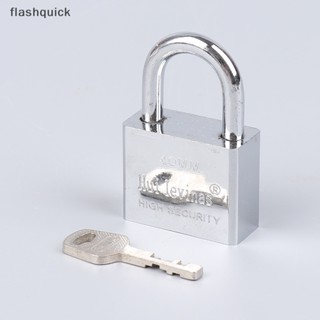 Flashquick กุญแจล็อคกระเป๋าเดินทาง สเตนเลส ขนาดเล็ก แข็งแรง กันขโมย พร้อมกุญแจ