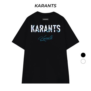 Karants เสื้อยืด Oversize Cotton 100% เสื้อยืดผู้ชายและผู้หญิง ผ้าหนาทรงสวย ยับยากรีดง่าย